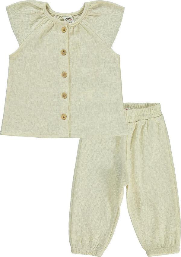 Civil Baby Kız Bebek Takım 6-18 Ay Ekru - Image 1