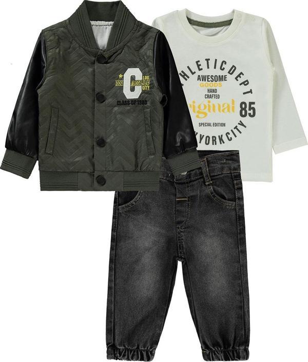 Concept Erkek Bebek 3'lü Takım 6-18 Ay Yeşil - Image 1