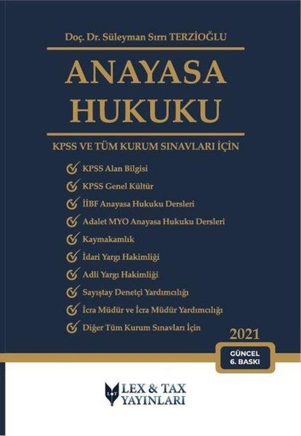 Anayasa Hukuku - LEX-TAX Yayınları - Image 1