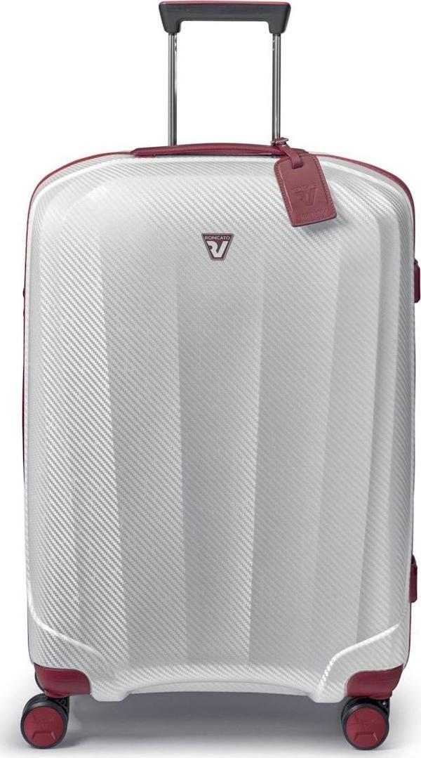 Unisex Valiz 59520930 Roncato Trolley Medıo 4R We Are Glam Rosso/Bıanco - Image 1