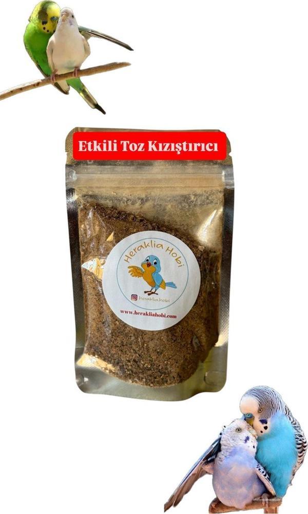 Heraklia Hobi Etkili Doğal Kuş Kızıştırıcı Toz 50Gram - Image 1