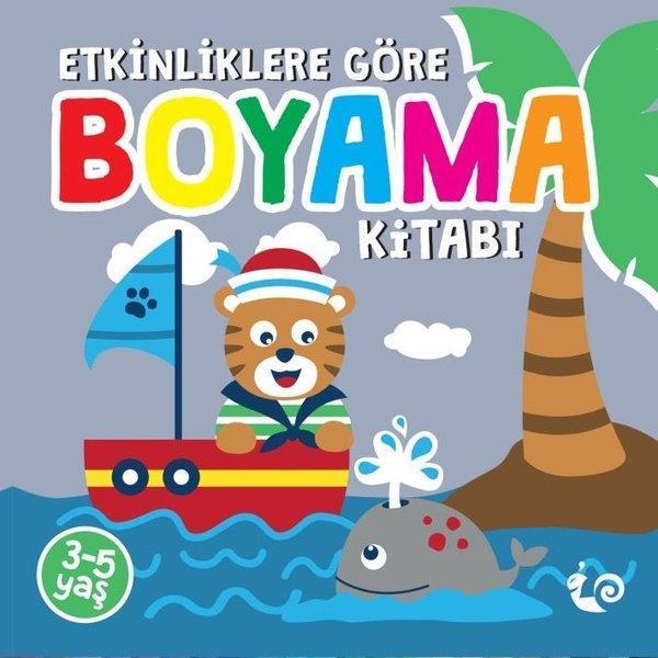 Etkinliklere Göre Boyama Kitabı - Gri - Çikolata Yayınevi - Image 1