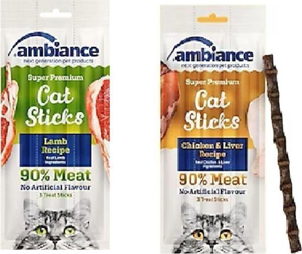 Ambiance Super Premium Cat Sticks Chicken & Liver - Image 1