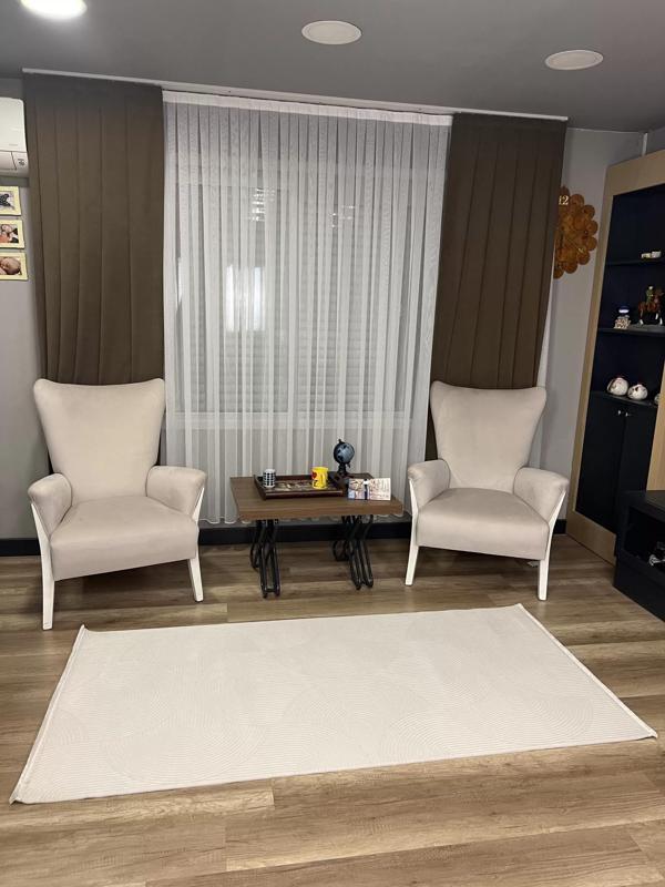 Hoom Rugs Aria 1126 Krem Pamuk Taban Modern Halı - Image 1