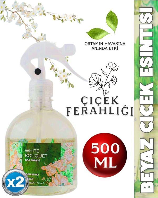(2ADET) Ortam & Oda Kokusu Spreyli White Bouquet 500 Ml - Image 1