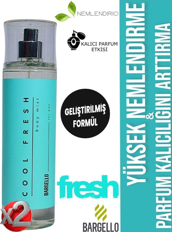 (2ADET) Yüksek Nemlendirici & Parfüm Kalıcılığı Arttırıcı Erkek Vücut Spreyi Fresh 200 ml - Image 1