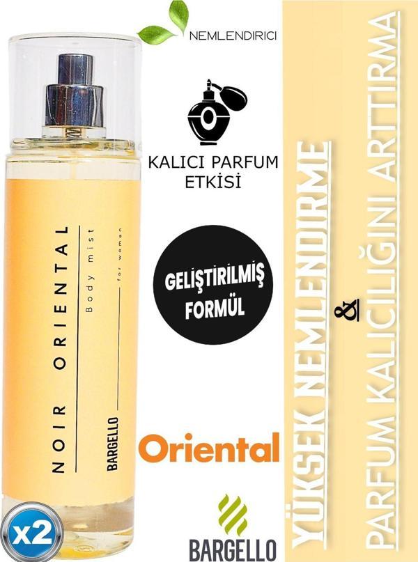 (2ADET) Yüksek Nemlendirici & Parfüm Kalıcılığı Arttırıcı Kadın Vücut Spreyi Oriental 200ml - Image 1