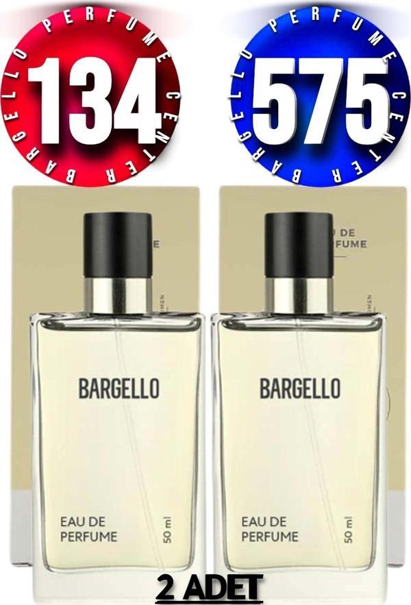 134 Kadın Parfüm Oriental 50 ml Edp 575 Erkek Parfüm Woody 50 ml Edp 2 Adet Ürün - Image 1