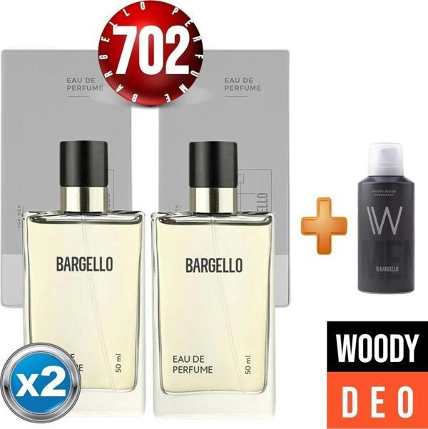 Parfüm 702x2(2Adet) Woody Erkek 50 ml + Woody Deodorant Erkek 150 ml  RSAF972 - Image 1