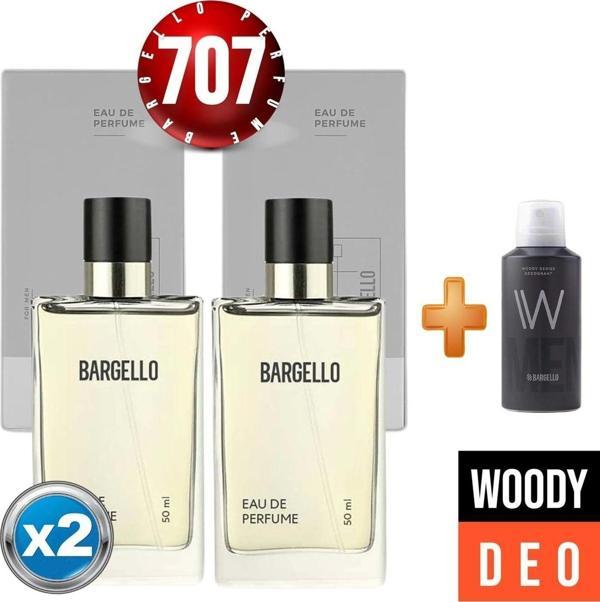 Parfüm 707x2(2adet) Woody Bay 50 Ml + Woody Deodorant Bay 150 Ml - Image 1