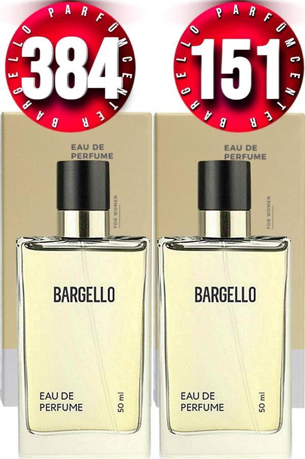 Parfüm 384 Kadın Parfüm Floral 50 Ml EDP + Bargello 151 Kadın Parfüm Floral 50 Ml EDP - Image 1