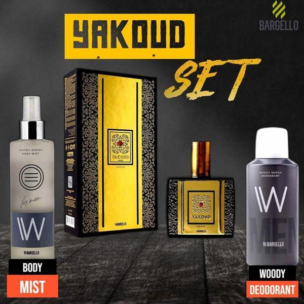 Yakoud Unısex Parfüm Seti (yakoud Unısex Parfum Edp + Woody Deodorant + Woody Body Mıst) - Image 1