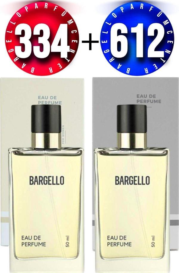 334 Kadın Parfüm Floral 50 Ml EDP + Bargello 612 Erkek Parfüm Woody 50 Ml EDP - Image 1