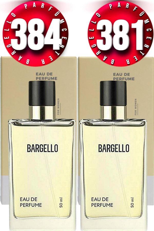 Parfüm 384 Kadın Parfüm Floral 50 Ml EDP + Bargello 381 Kadın Parfüm Floral 50 Ml EDP - Image 1
