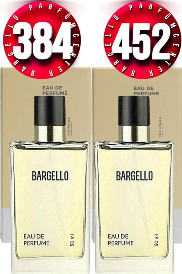 Parfüm 384 Kadın Parfüm Floral 50 Ml EDP + Bargello 452 Kadın Parfüm Oriental 50 Ml EDP - Image 1
