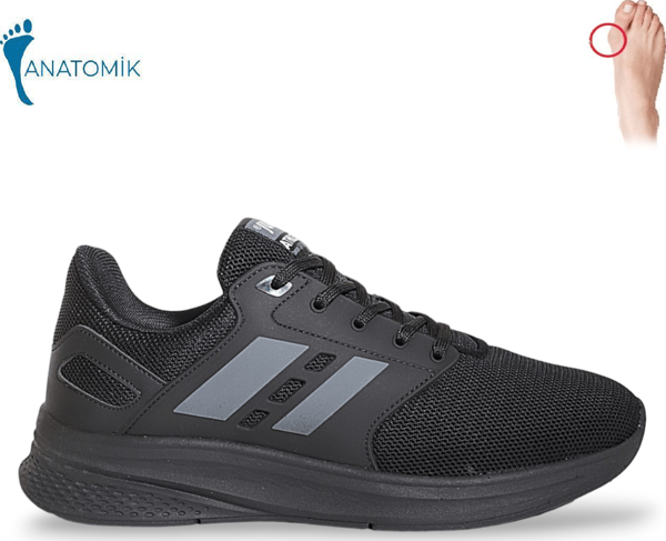 Jump 1815-29964-29779 Anatomik Tabanlı Unisex Sneakers Ayakkabı - NKT01815-siyah-43 - Image 1