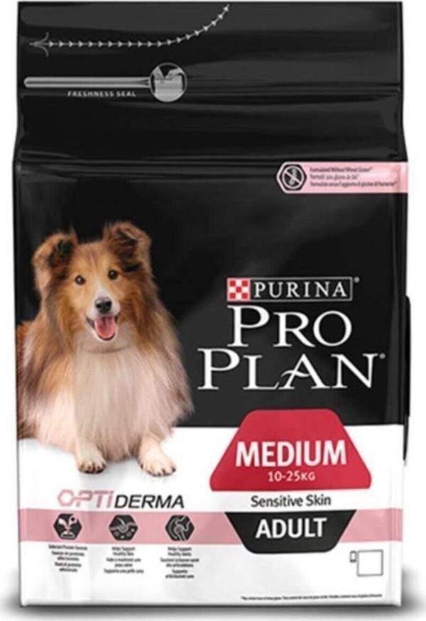 Pro Plan Medium Somonlu Hassas Yetişkin Köpek Maması 3kg - Image 1
