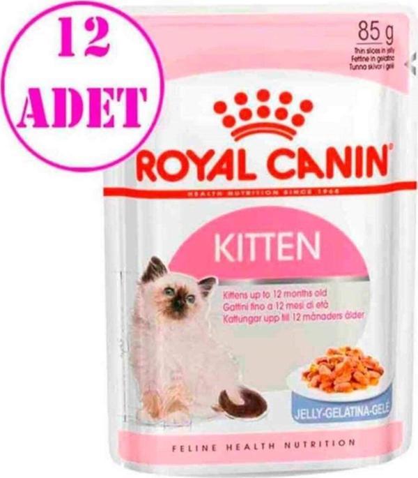 Jelly Kitten Yaş Yavru Kedi Konservesi 85 Gr 12 Adet - Image 1