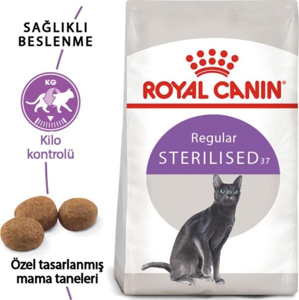 Sterilised37 Kısırlaştırılmış Kediler Için Kuru Kedi Maması 2kg - Image 1