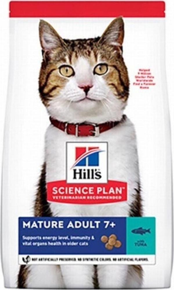 SCIENCE PLAN Ton Balıklı +7 Yaş, Yaşlı Kedi Maması 1,5 Kg - Image 1