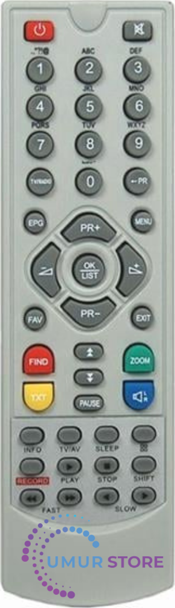 Wodex 10000 PVR Uydu Alıcı Kumandası - Image 1