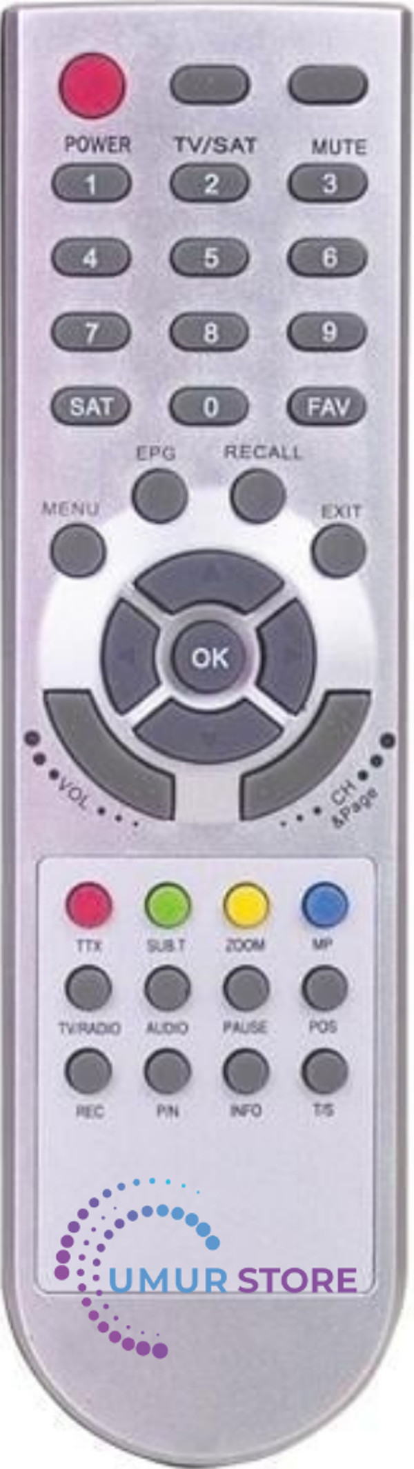 Korax 650 Uydu Alıcı Kumandası - Image 1