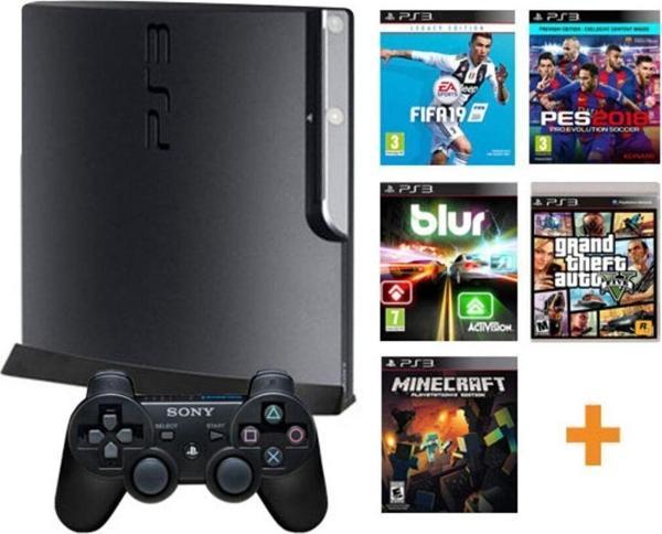 Sony Playstatıon 3 Slım 160Gb- 13 Oyunlu- 1 Yıl Garanti - Image 1