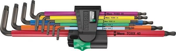 Wera 967/9 TX XL Renkli 1 Allen Anahtar Set, Uzun - Image 1