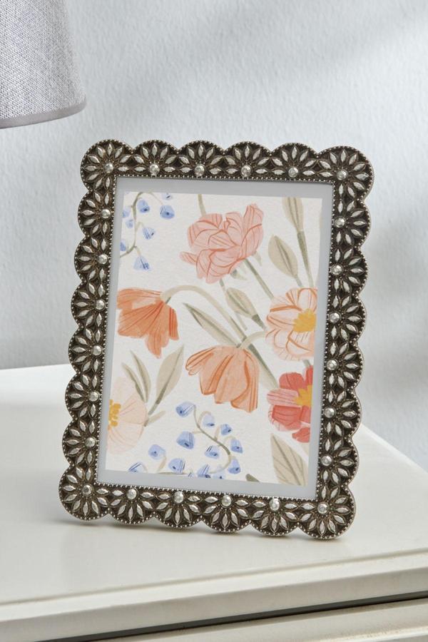 Karaca Home Allison Fotoğraf Çerçevesi Silver 16x21 cm - Image 1