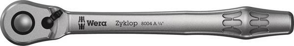 Wera 8004 A Zyklop Metal Yön Mandallı Cırcır, 1/4" Sürücülü, 1/4" x 141 mm - Image 1