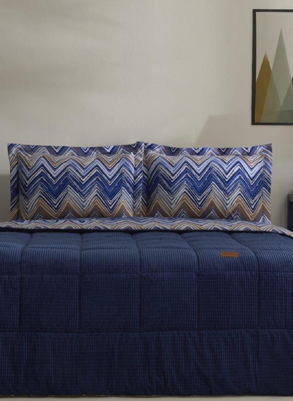Karaca Home Vega Çift Kişilik Comfort Set Lacivert - Image 1