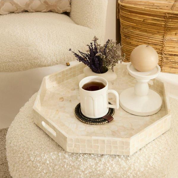 Karaca Home Carrie Dekoratif Tepsi 37x37x5 cm  - Image 1