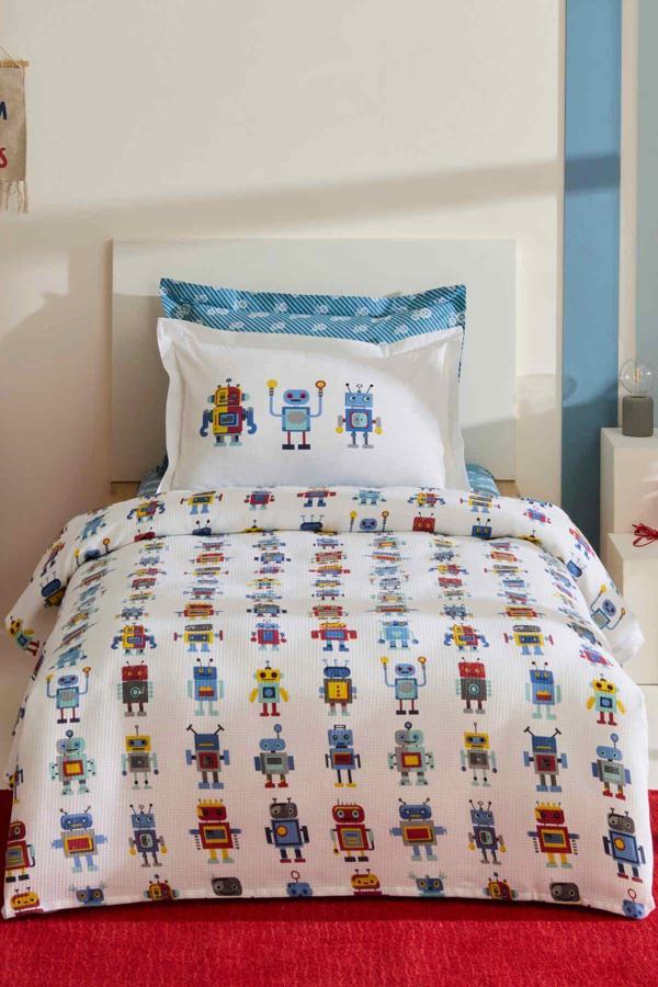 Karaca Home Young Voltrab %100 Pamuk Tek Kişilik Pike Takımı Multicolor - Image 1