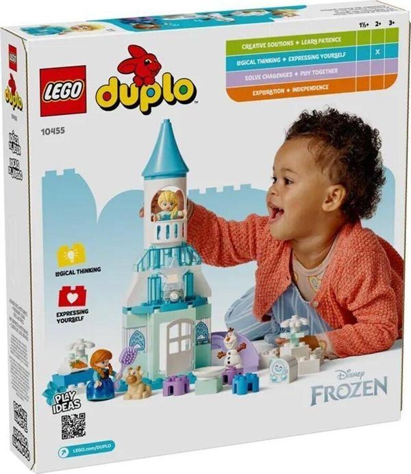 10455  Anna ve Elsa'nın Karlar Ülkesi Şato Partisi 54 parça +2 yaş - Image 1