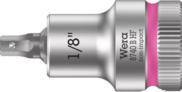 Wera 8740 B HF Altıgen Uçlu Zyklop Lokma Bits, 3/8" Soketli, Tutma Fonksiyonlu, 1/8" x 35 mm - Image 1
