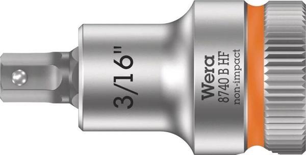 Wera 8740 B HF Altıgen Uçlu Zyklop Lokma Bits, 3/8" Soketli, Tutma Fonksiyonlu, 3/16" x 35 mm - Image 1