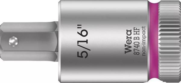 Wera 8740 B HF Altıgen Uçlu Zyklop Lokma Bits, 3/8" Soketli, Tutma Fonksiyonlu, 5/16" x 38.5 mm - Image 1