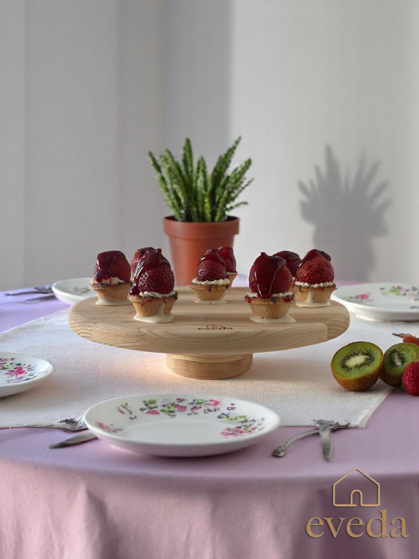 EVEDA Ayaklı Pasta ve Sunum Standı - Image 1