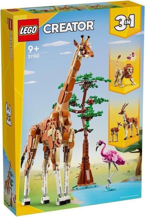 31150  Creator 3ü1 arada Vahşi Safari Hayvanları 780 parça +9 yaş - Image 1