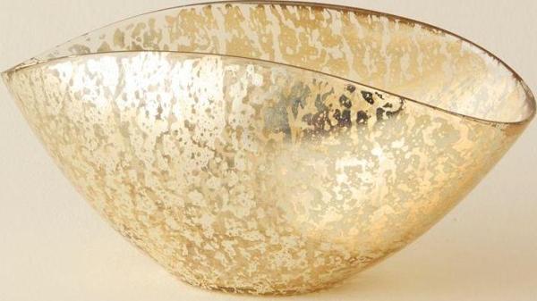 Karaca Home Jolie Dekoratif Orta Kase Gold 12X26,5X13,5 CM - Image 1