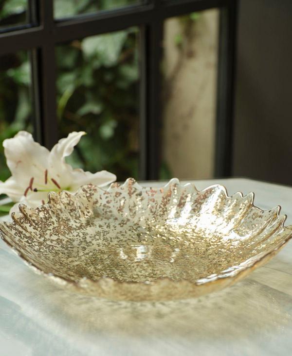 Karaca Home Jolie Dekoratif Tabak Gold 33 cm - Image 1