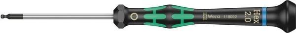 Wera 2052 Elektronikçi Altıgen Topbaş Tornavida, 2 x 60 mm - Image 1
