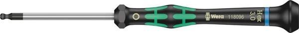 Wera 2052 Elektronikçi Altıgen Topbaş Tornavida, 3 x 60 mm - Image 1