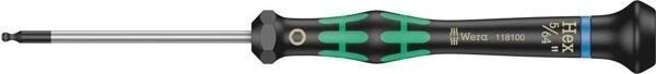 Wera 2052 Elektronikçi Altıgen Topbaş Tornavida, 5/64" x 60 mm - Image 1