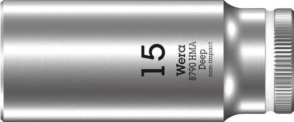 Wera 8790 HMA Derin Lokma, 1/4" Soketli, 15 x 50 mm - Image 1