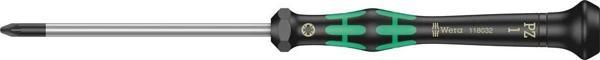 Wera 2055 PZ Elektronikçi Pozidriv Tornavida, PZ 1 x 80 mm - Image 1