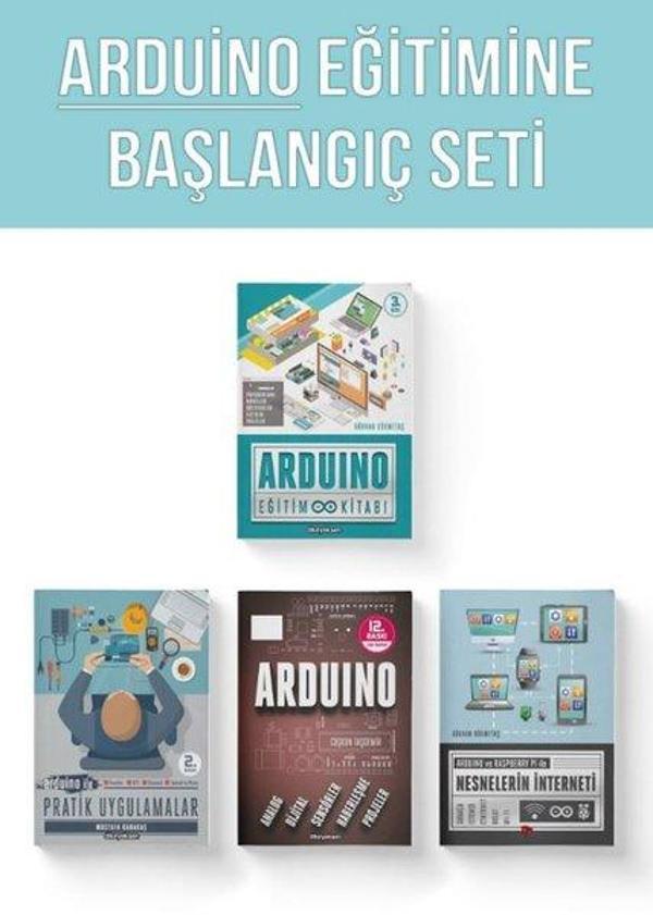 Arduino Eğitimine Başlangıç Seti - 4 Kitap Takım - Dikeyeksen - Image 1