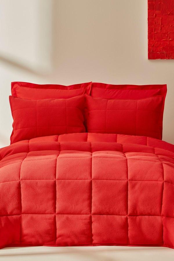 Karaca Home Muse Tek Kişilik Spring Comfort Set Mercan - Image 1