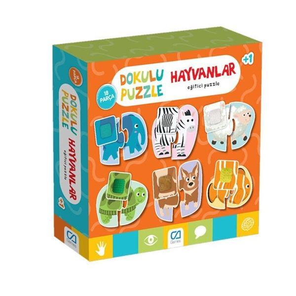 CA.5126 DOKULU PUZZLE HAYVANLAR - Image 1