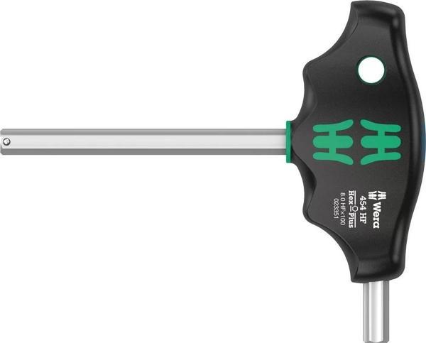 Wera 454 HF Tutma Fonksiyonlu Hex-Plus T Saplı Tornavida, 8 x 100 mm - Image 1